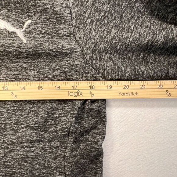 PUMA Collared Jacket Gray Youth 14-16 Long Sleeves Zipper Pockets - Picture 10 of 14